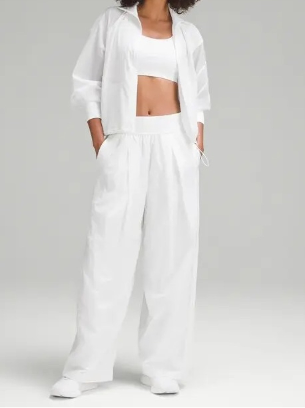 Lightweight Tennis Mid-Rise Track Pants Full Length 8